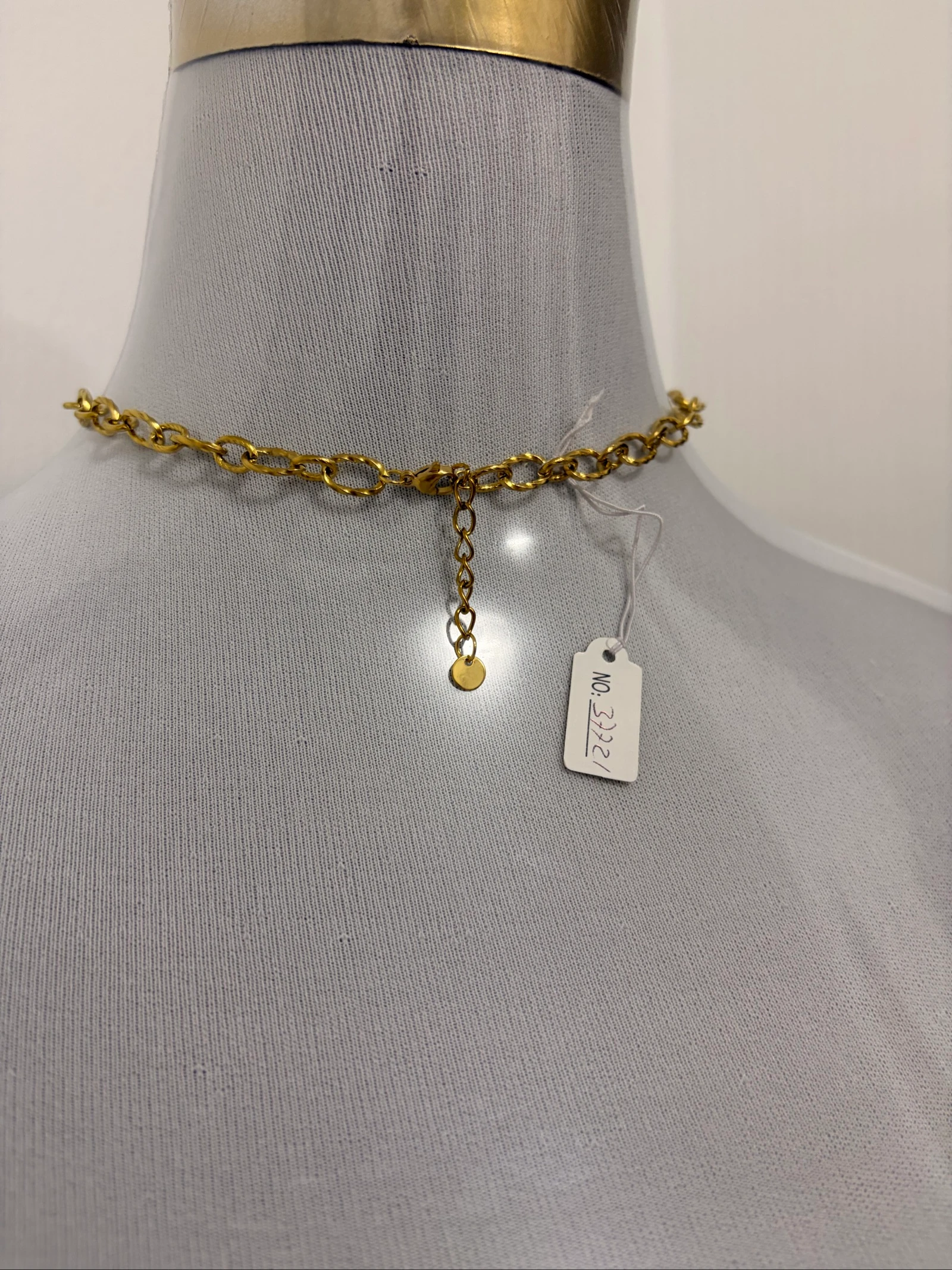 Steel fish pendant necklace – photo 5